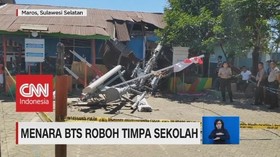 VIDEO: Menara BTS Roboh Timpa Sekolah