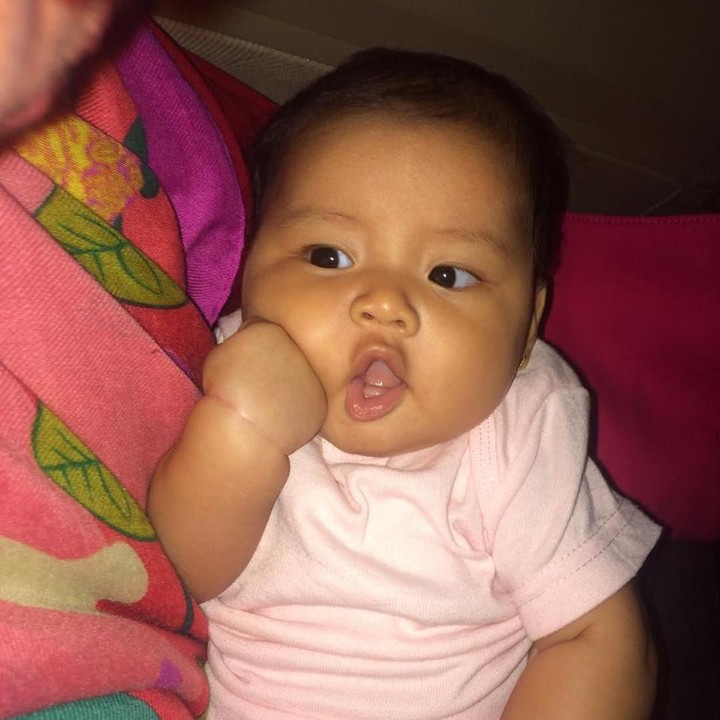 <p>Semoga tumbuh menjadi anak cantik dan membanggakan orang tua ya, Quinnsha. (Foto: Instagram @ilhamfauzie)  </p>