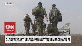 VIDEO: Gladi 'Flypast' Jelang Peringatan Kemerdekaan RI