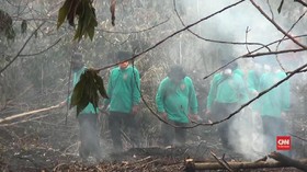 VIDEO: ASN Turut Bantu Padamkan Karhutla Palangka Raya