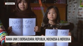 VIDEO: Nama Unik 3 Bersaudara: Republik, Indonesia & Merdeka