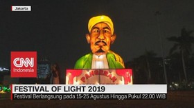 VIDEO: Unik & Cantik! Festival Of Light 2019 di Monas