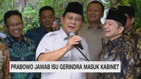 VIDEO: Prabowo Jawab Isu Gerindra Masuk Kabinet