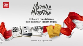 Pilih Merdekamu dan Dapatkan Logam Mulia