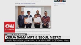 VIDEO: PT. MRT Jakarta Jalin Kerjasama Dengan Seoul Metro