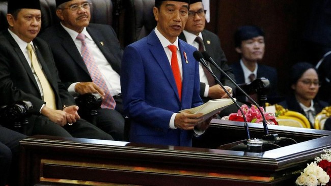 Jokowi menyebut data sebagai kekayaan baru negara harus dilindungi. Hak warga atas data pribadi harus terjamin.