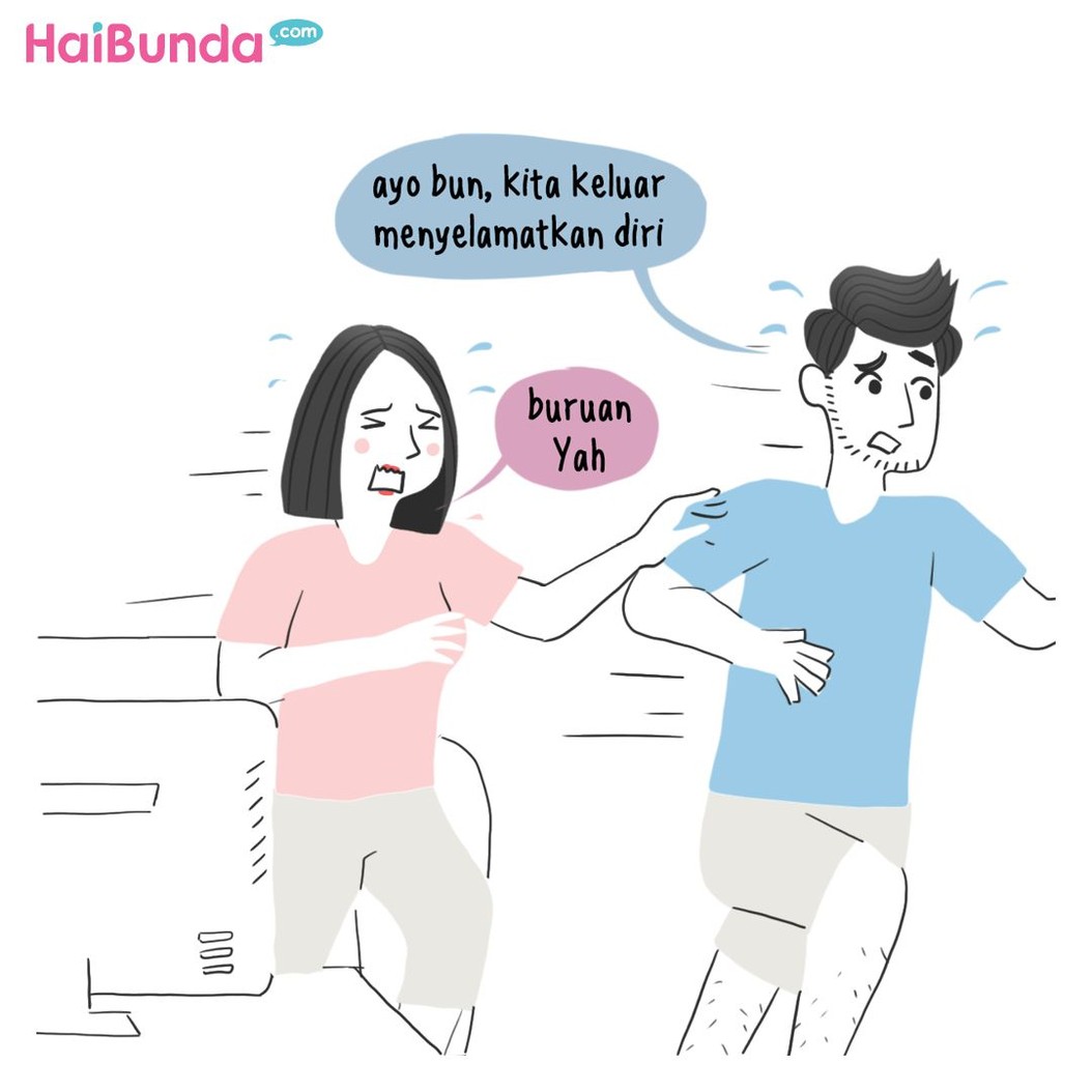 Begini pengalaman Bunda di komik ini dan keluarga ketika terjadi gempa bumi. Kalau keluarga Bunda punya pengalaman apa? Share yuk.