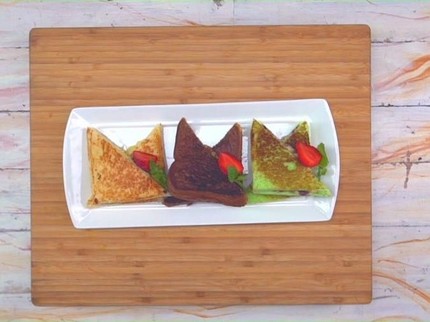 Resep Hokkaido Cheese Toast 3 Rasa, Bekal Lezat untuk Si Kecil