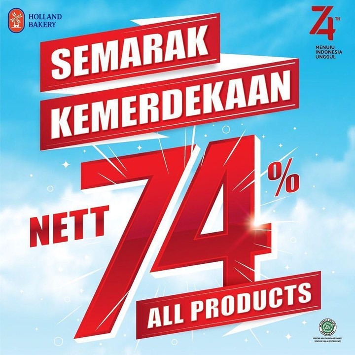 <p>Holland Bakery memberikan diskon sampai 74 persen untuk semua produknya. Tapi simak syarat dna ketentuannya ya! (Foto: Istimewa)</p>