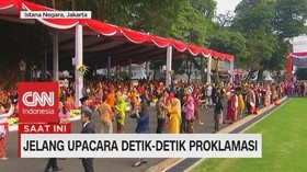VIDEO: Suasana Jelang Upacara di Istana Merdeka