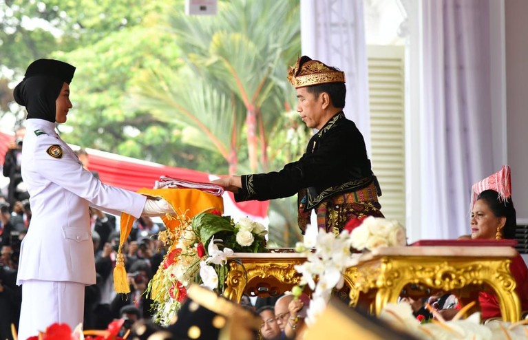 Upacara Bendera yang dilaksanakan di Istana Negara begitu meriah dan menarik. Intip keseruannya yuk!