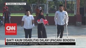 VIDEO: Salut! Bakti Kaum Disabilitas Dalam Upacara Bendera