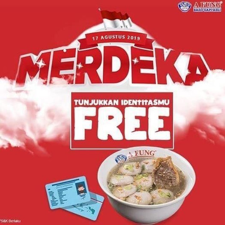 <p>Menarik nih, bakso A Fung memberikan semangkok bakso gratis hanya dengan menunjukkan kartu identitas. Tapi ada syarat lain enggak ya kira-kira? (Foto: Istimewa)</p>