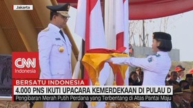 VIDEO: 4000 PNS Upacara 17 Agustus di Pulau D