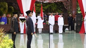 Pesan Bupati Baddrut untuk Paskibraka di Pamekasan