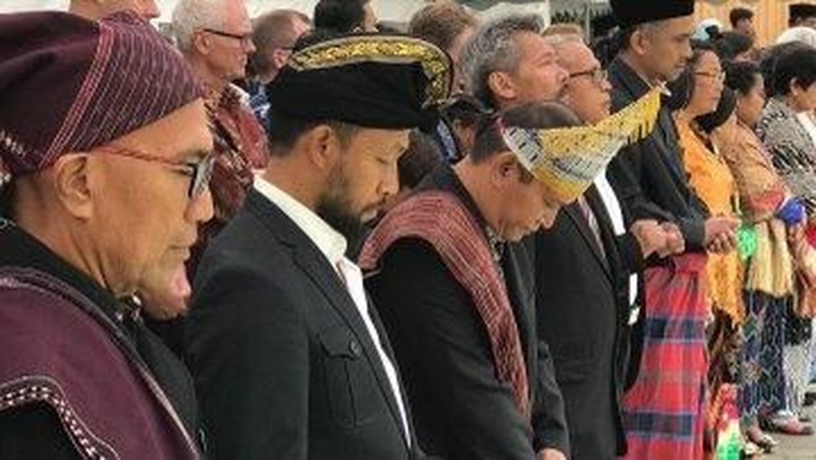 Kemeriahan perayaan Dirgahayu ke-74 tahun Indonesia di Kopenhagen, Denmark.
