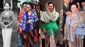 FOTO: Selayang Pandang Kebaya Ibu Negara
