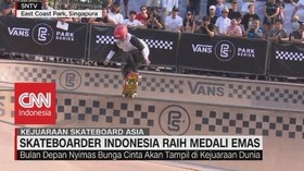 VIDEO: Skateboarder Indonesia Raih Medali Emas
