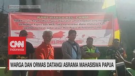 VIDEO: Warga dan Ormas Datangi Asrama Mahasiswa Papua