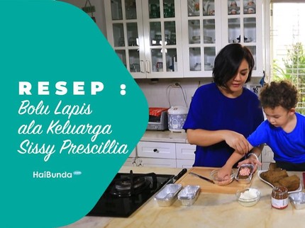 Resep Bolu Lapis ala Keluarga Sissy Prescillia