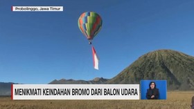 VIDEO: Menikmati Keindahan Bromo dari Balon Udara