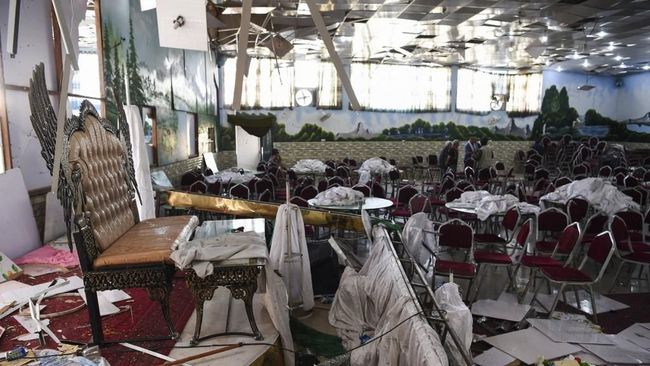 ISIS Klaim Bom Pernikahan Afghanistan, 63 Orang Tewas Kelompok militan ISIS mengklaim sebagai dalang di balik bom bunuh diri di pesta pernikahan di Afghanistan yang menewaskan 63 orang pada Minggu (18/8).