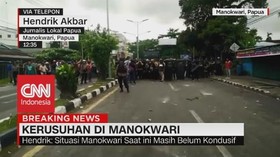 VIDEO: Demo di Manokwari Rusuh, Aktivitas Warga Lumpuh