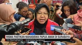 VIDEO: Risma Pastikan Mahasiswa Papua Aman di Surabaya