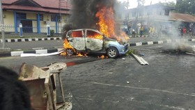 6 Polisi Terluka dalam Kerusuhan Demo BLT di Madina