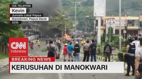 VIDEO: Detik-Detik Kerusuhan Meledak di Manokwari Papua Barat
