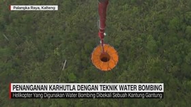 VIDEO: Penanganan Karhutla dengan Teknik Water Bombing