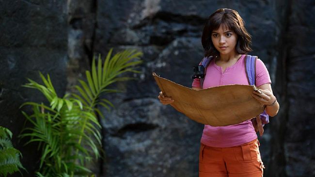 Film live-action 'Dora and the Lost City of Gold' akhirnya tayang di Indonesia. Karakter Dora diperankan oleh aktris Isabela Moner yang berusia 18 tahun.