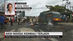 VIDEO: Aksi Massa Kembali Terjadi di Sorong Papua