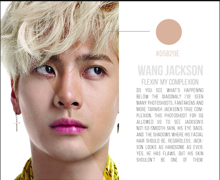 Tanpa Efek Pemutih, Begini Warna Asli Kulit Para Idol Korea Beberapa foto idol Kpop yang beredar di kalangan fans, kerap kali sudah melalui proses editing termasuk filter pemutih kulit yang menyamarkan warna kulit asli.