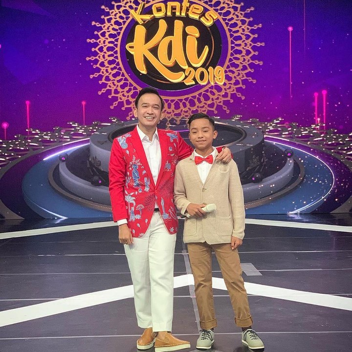 Awalnya, Ruben terpikat bakat menyanyi Betrand dan ingin menjadikannya sebagai anak didik. (Foto: Instagram @ruben_onsu)