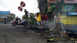 FOTO : Kondisi Manokwari Pascakerusuhan