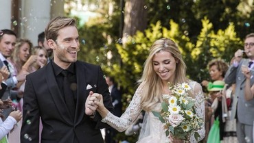 Youtuber PewDiePie Resmi Menikah dengan Marzia Bisognin