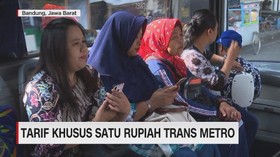 VIDEO: Tarif Khusus Satu Rupiah Trans Metro