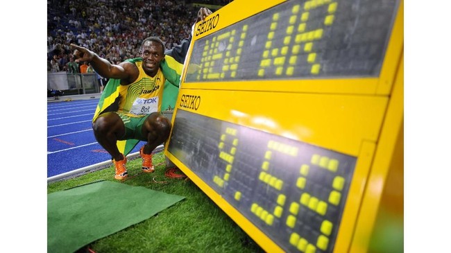 Mantan sprinter asal Jamaika yang merupakan 'Manusia Tercepat di Dunia' Usain Bolt memiliki kaki kanan yang sedikit lebih pendek dari kaki kiri.