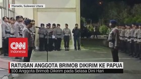 VIDEO: Ratusan Anggota Brimob Dikirim Ke Papua