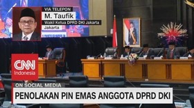 VIDEO: Penolakan PIN Emas Anggota DPRD DKI