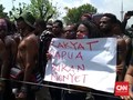 Demo di Jakarta, Mahasiswa Papua Saling Dorong dengan Aparat