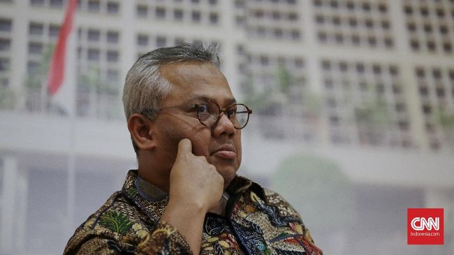 Ketua KPU Arief Budiman saat menjadi pembicara pada diskusi media di Gedung KPU, Jakarta, Kamis 22 Agustus 2019. Diskusi tersebut mengangkat tema 