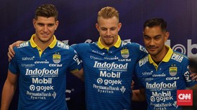 Pemain Persib Sudah Klop dengan Trio Asing Baru