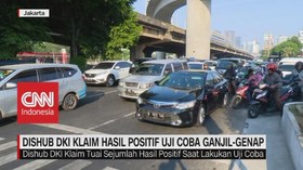 VIDEO: Dishub DKI Klaim Hasil Positif Uji Coba Ganjil-Genap