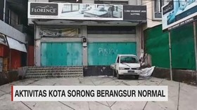 VIDEO: Aktivitas Kota Sorong Berangsur Normal