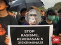 Topeng Monyet di Aksi Kamisan untuk Dukung Papua