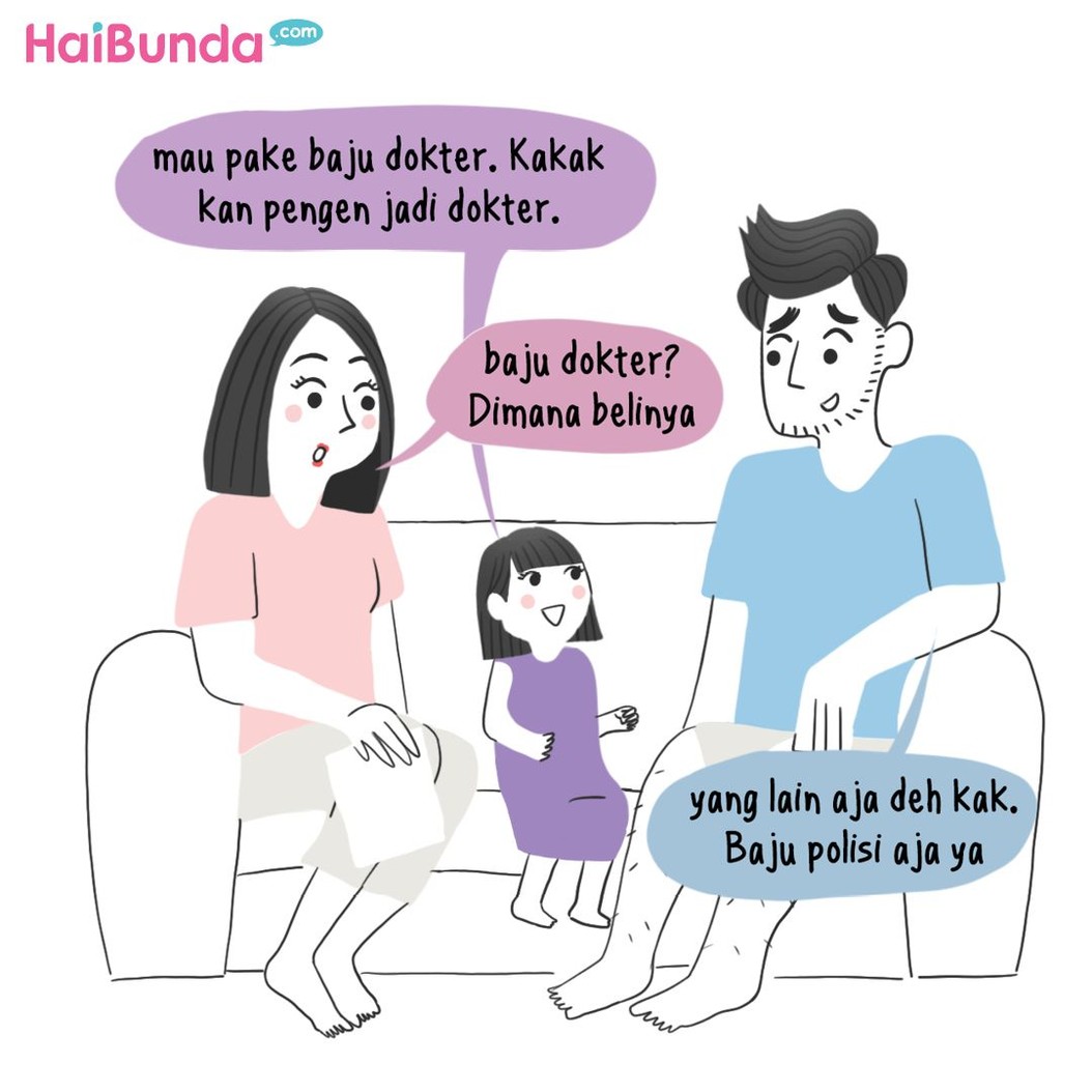 Beginilah persiapan kakak untuk ikut karnaval 17-an. Bunda dan Ayah pun heboh. Kalau persiapan karnaval si kecil gimana, Bun?