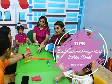 Tips Membuat Bunga dari Bahan Flanel