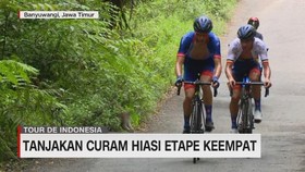 VIDEO: Tanjakan Curam Hiasi Etape Keempat